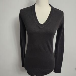 Pierri New York Womens Size Small Long Sleeve Black Sweater